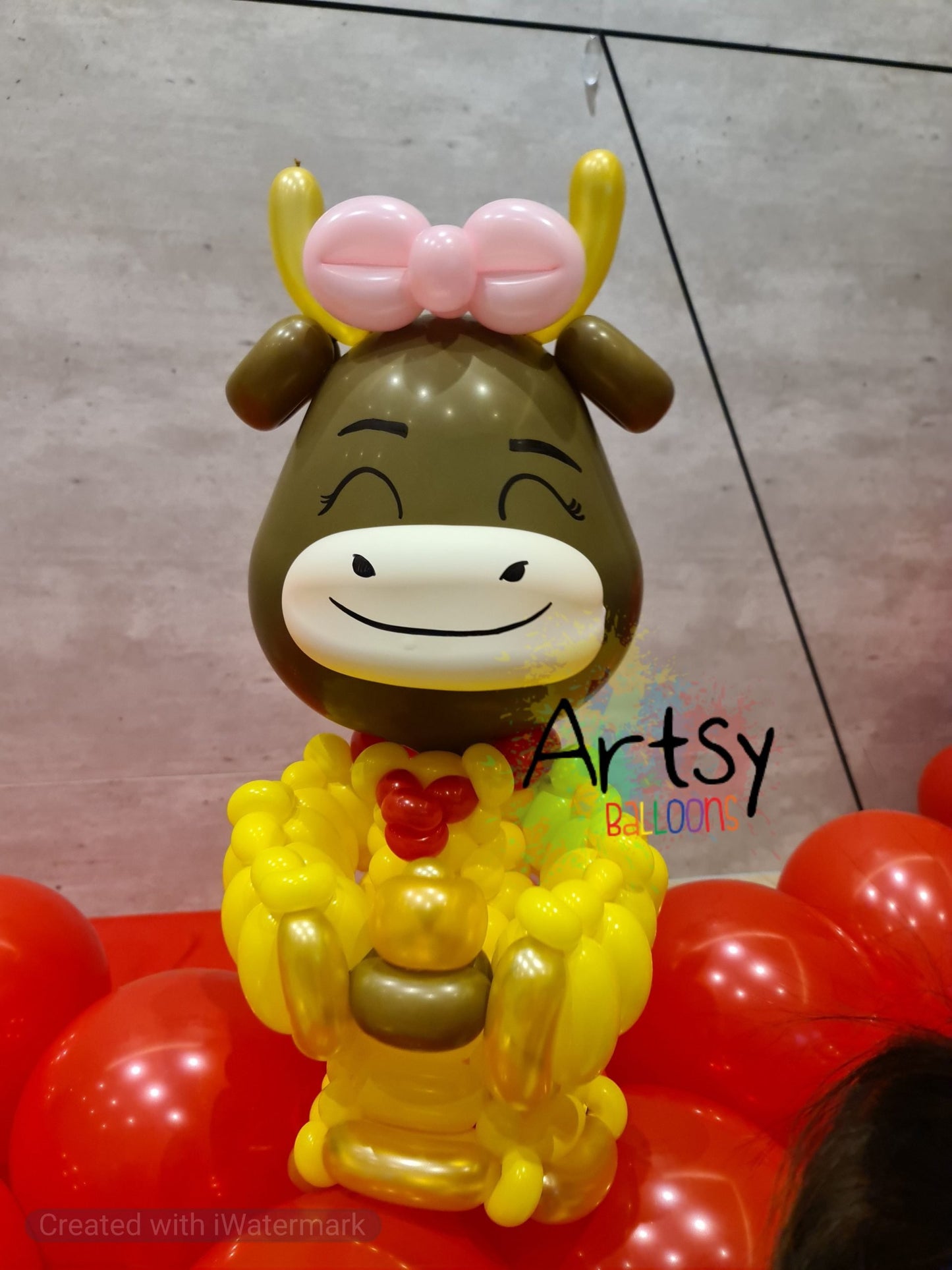 Chinese New Year Balloon Decoration (Low Backdrop)