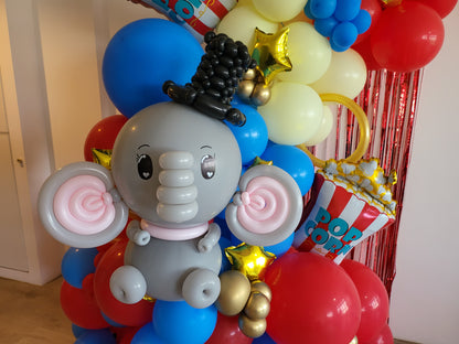 Balloon Circus Themed Backdrop - photo 2
