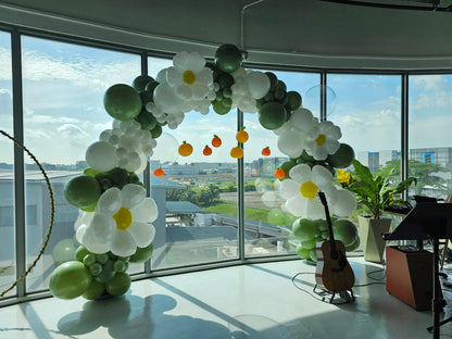 Customized Organic Balloon Arch by BalloonClub Singapore