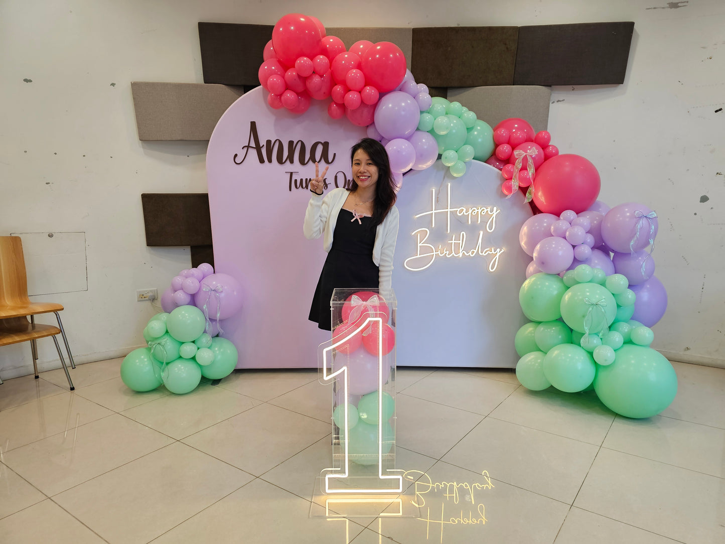 Minimalist Balloon Backdrop