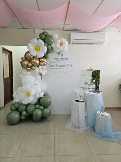 Petite Customised Balloon Backdrop - photo 3