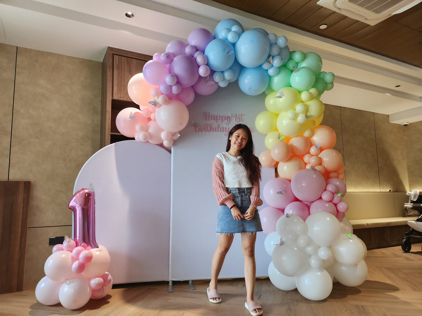 Minimalist Balloon Backdrop