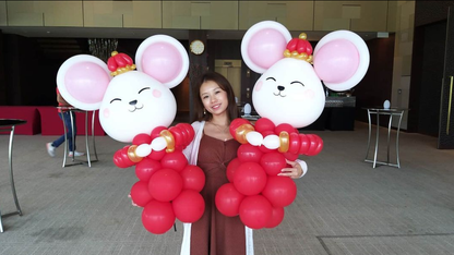 Chinese Zodiac Balloon Sculpture (70cm) by BalloonClub Singapore