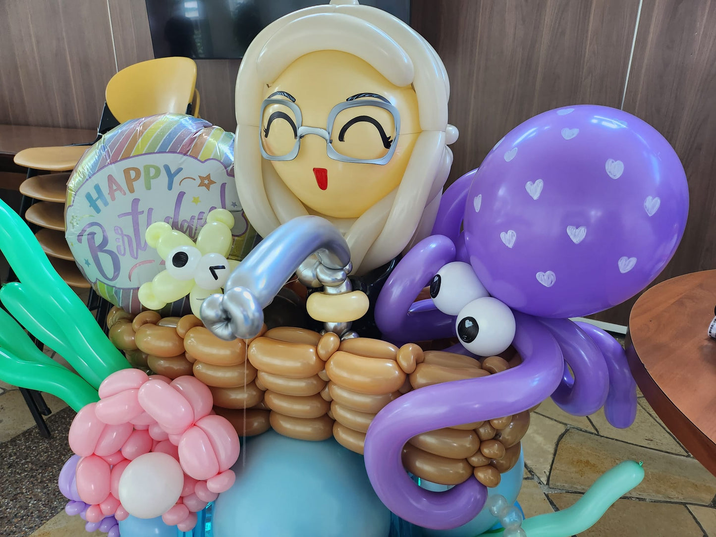 3D Marquee Balloon Display Underwater Fishing Themed