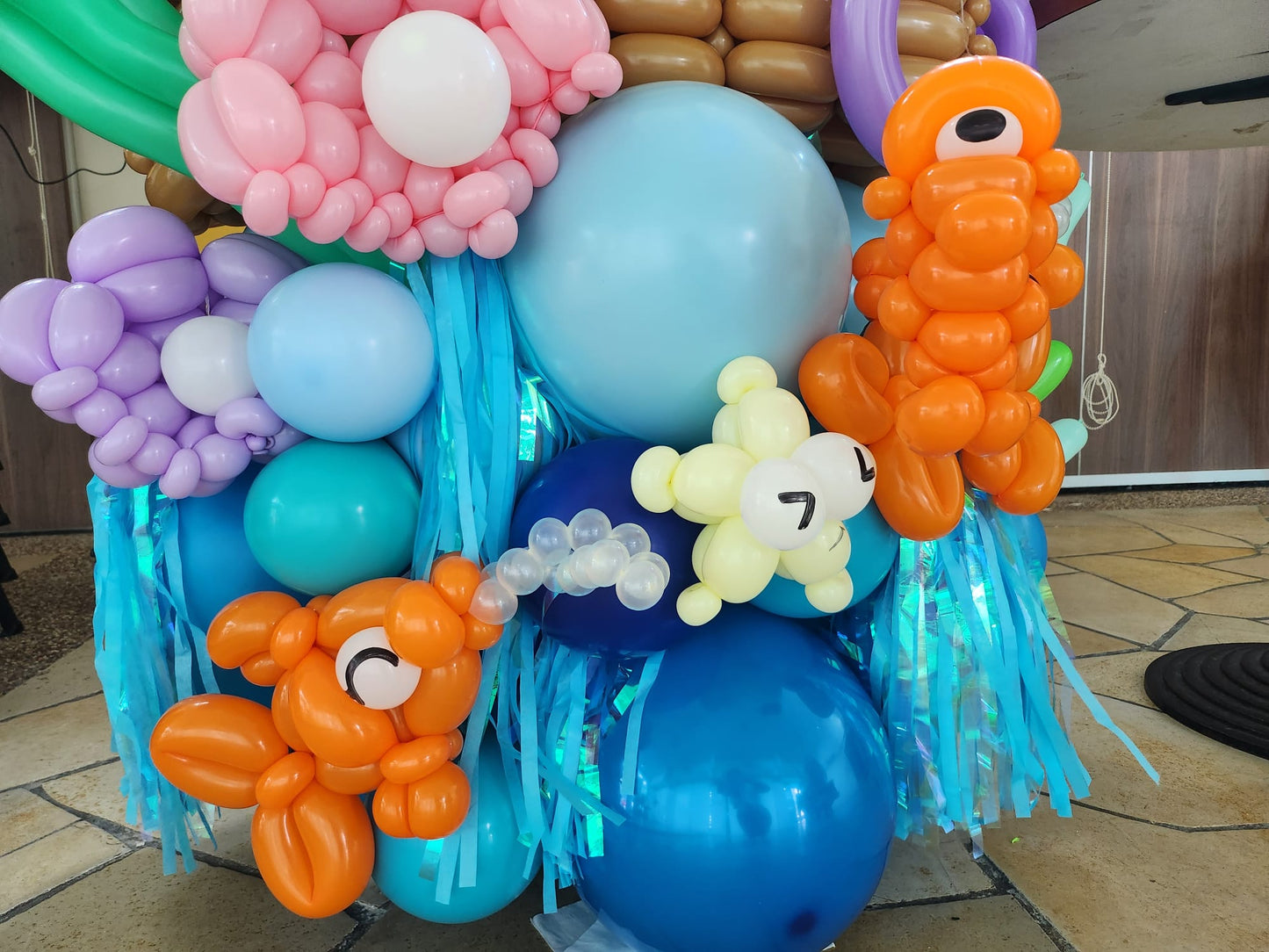 3D Marquee Balloon Display Underwater Fishing Themed