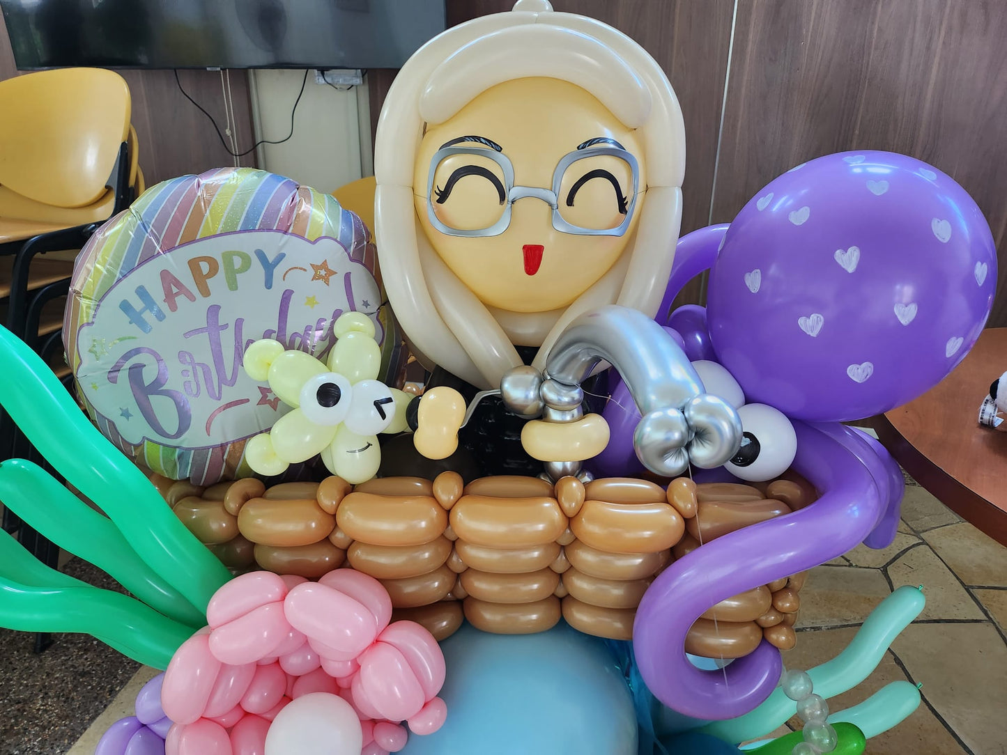 3D Marquee Balloon Display Underwater Fishing Themed