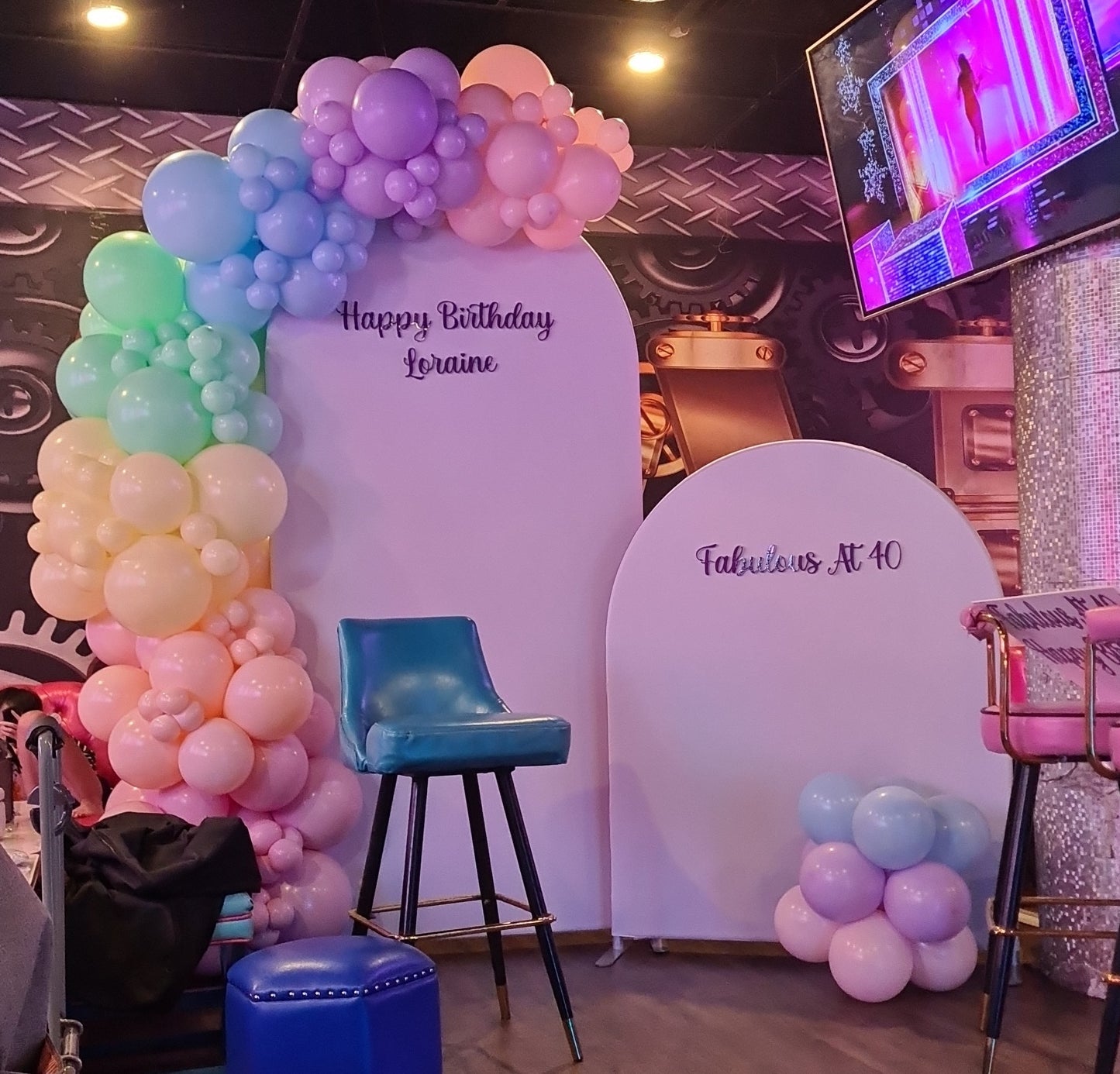 Minimalist Balloon Backdrop