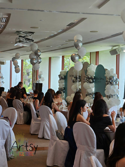 Helium balloon bouquet for birthday