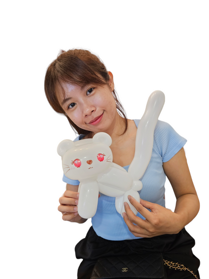Cat Balloon Sculpture by BalloonClub Singapore