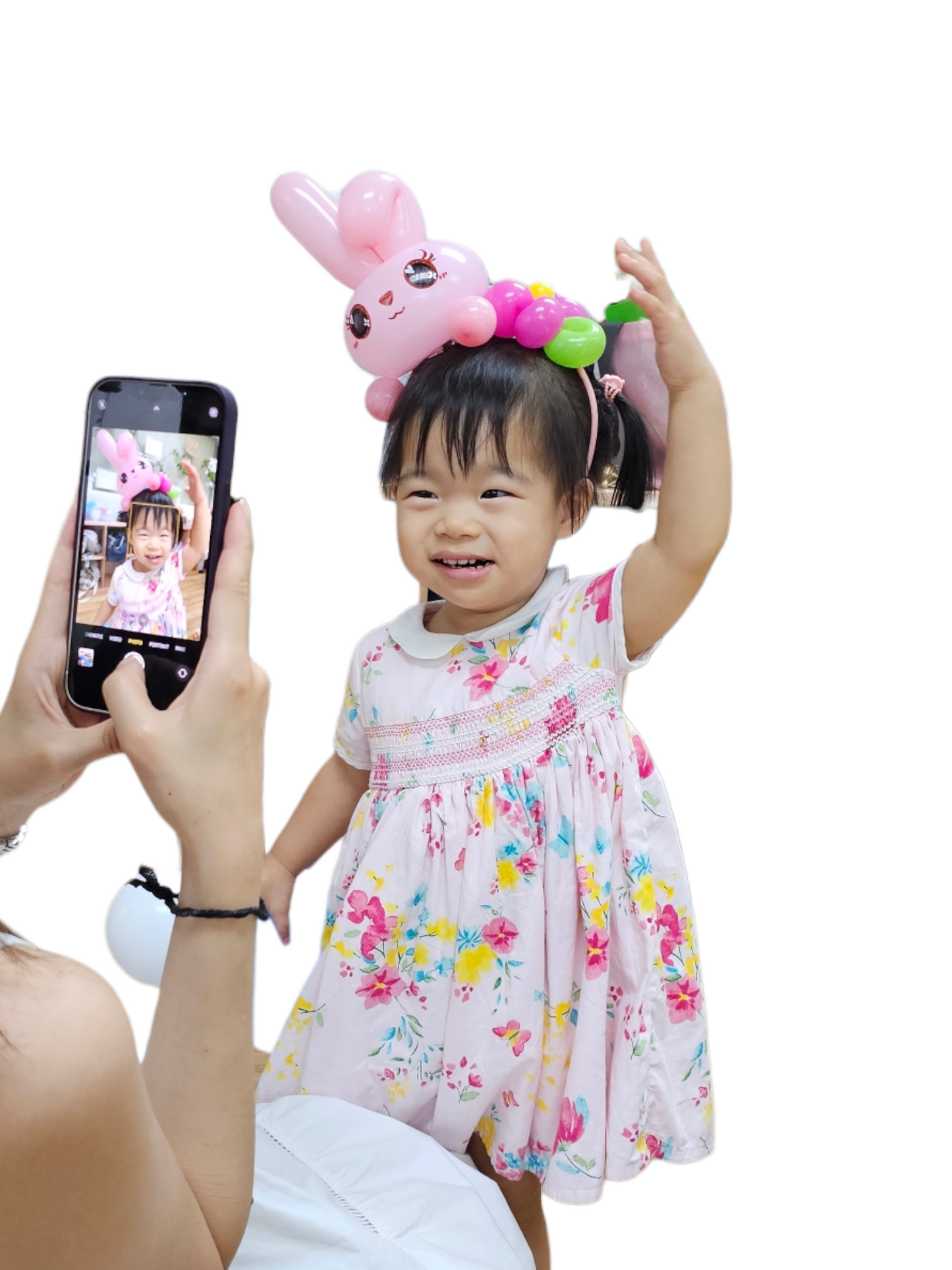 Rabbit Hairband Balloon Sculpture