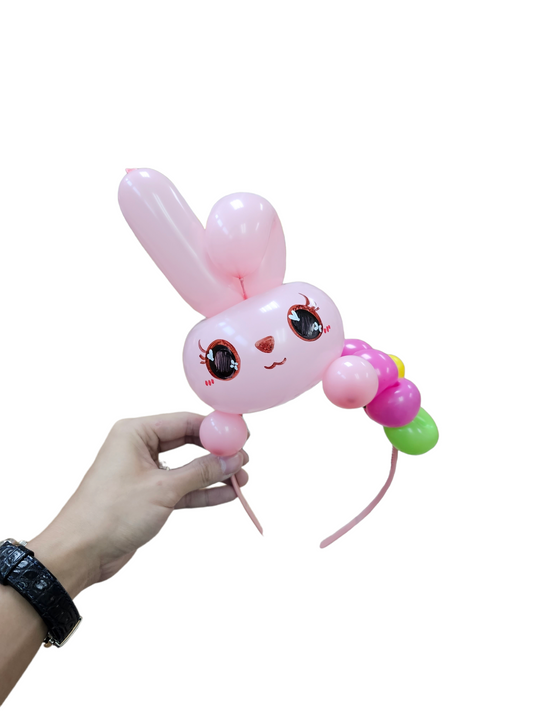Rabbit Hairband Balloon Sculpture