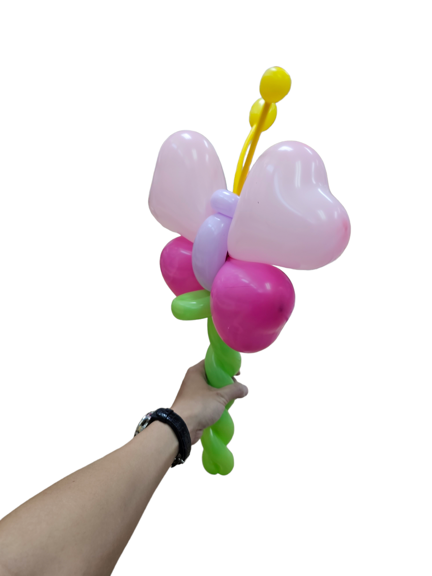 Heart Winged Butterfly Balloon Sculpture