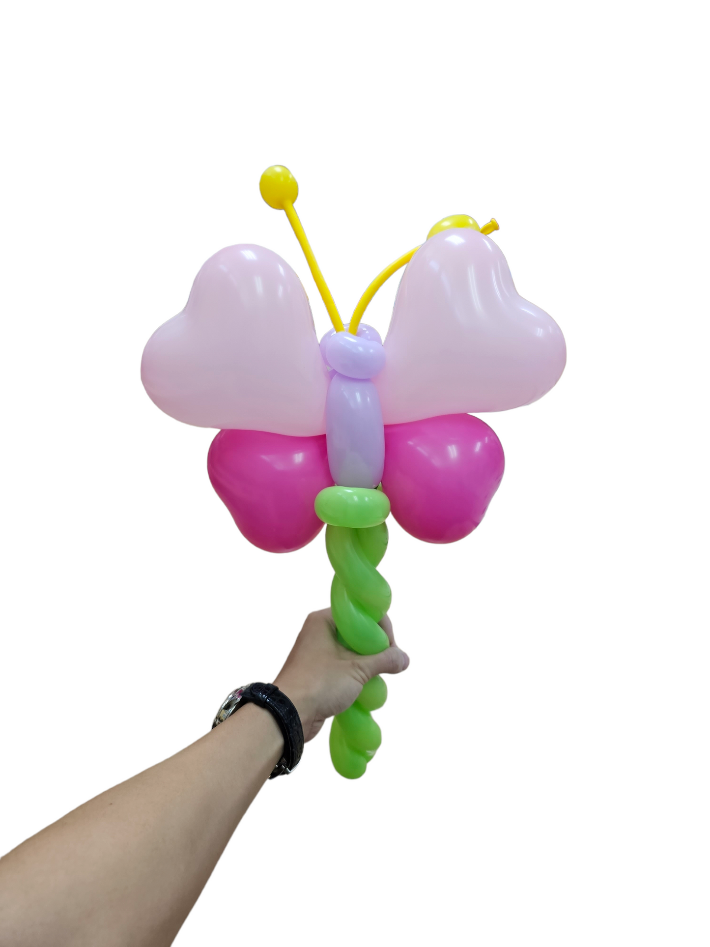 Heart Winged Butterfly Balloon Sculpture