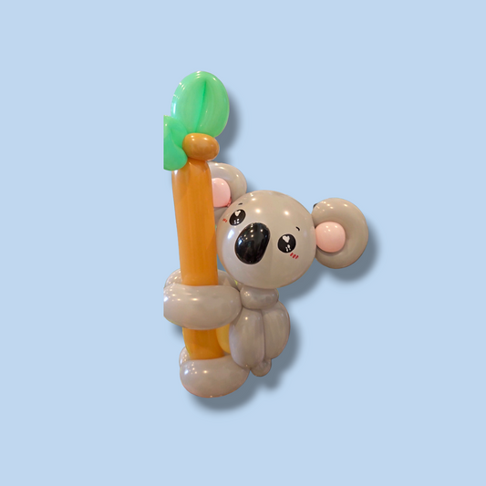 Koala Balloon Sculpture With Tree Branch