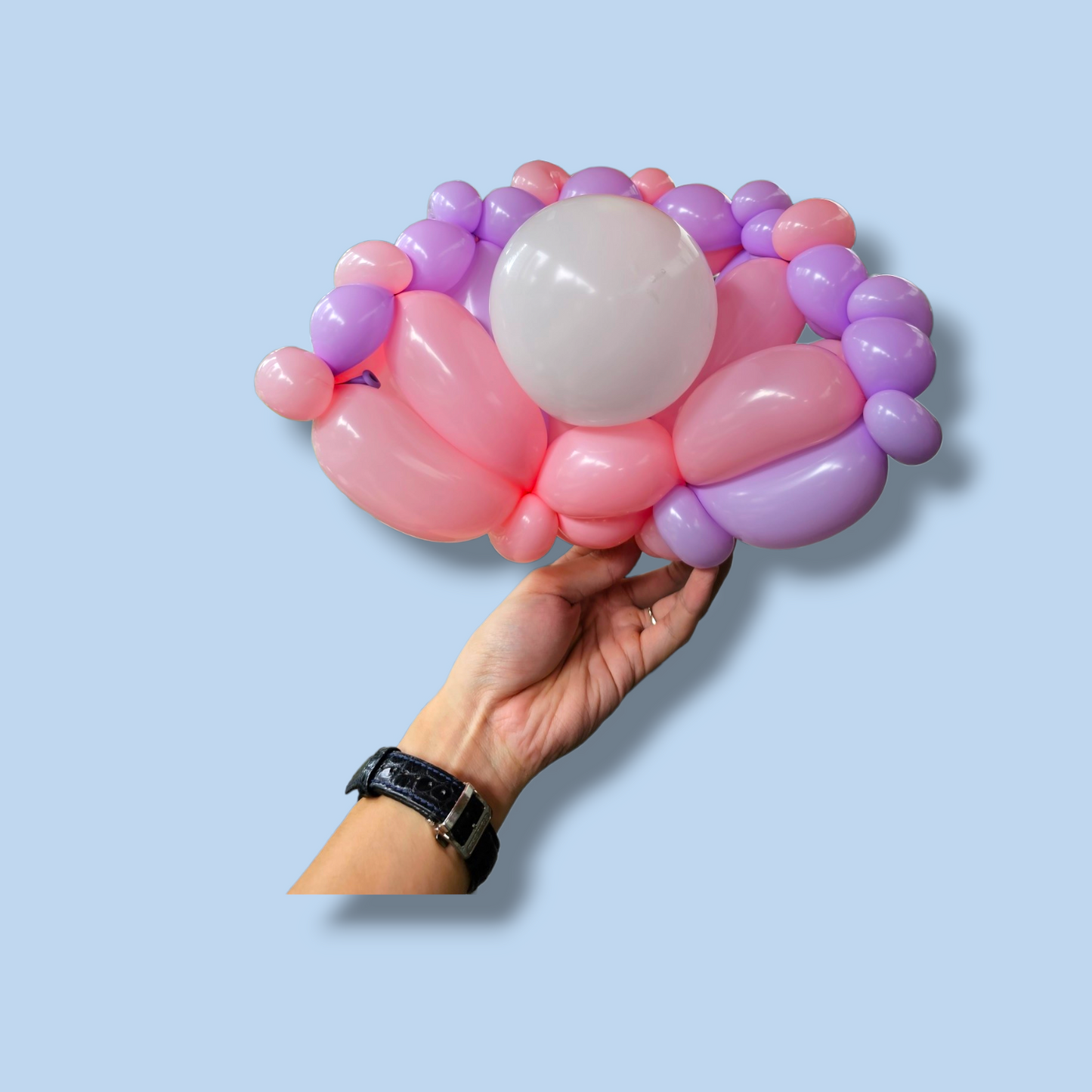 Seashell with Pearl Balloon Sculpture