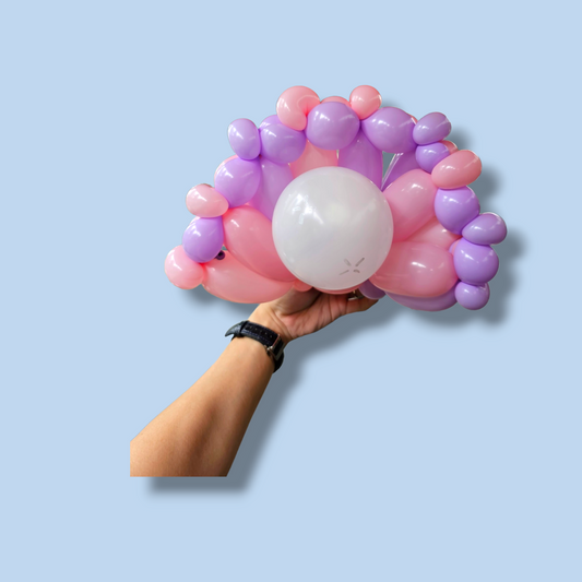 Seashell with Pearl Balloon Sculpture