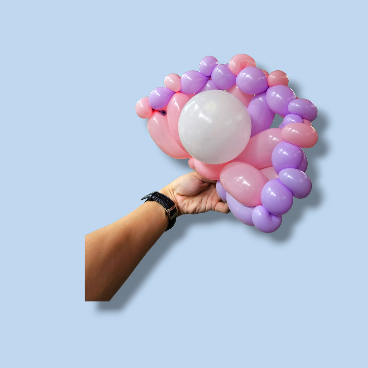 Seashell with Pearl Balloon Sculpture