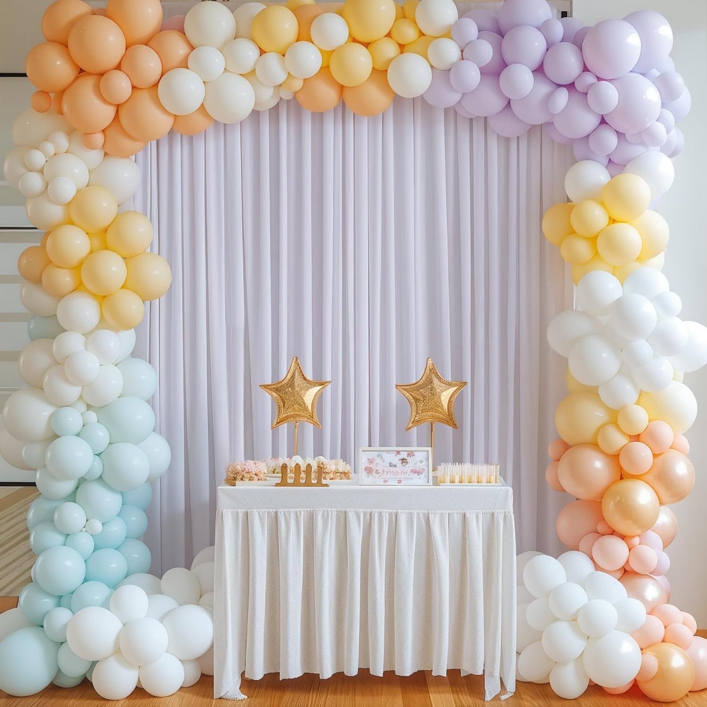 Rectangular Organic Balloon Arch