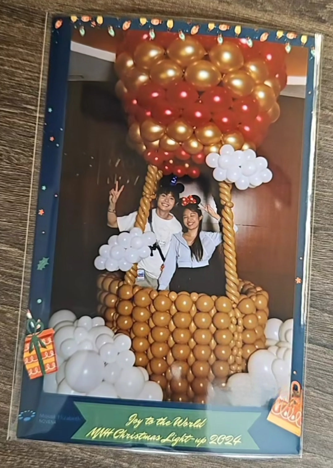 Hot Air Balloon Photo Backdrop Display (Life Size)