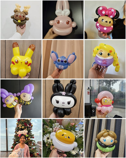 Balloon bracelet party package, handmade balloon bracelets by BalloonClub Singapore