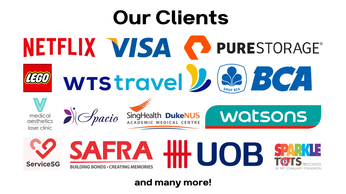 BalloonClub clients include Google, Netflix, LEGO, Lazada, NUHS, NTU and Singapore malls