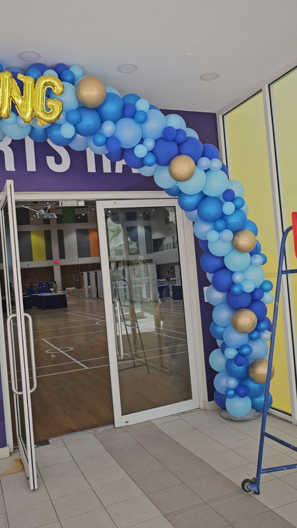 Customized Organic Balloon Arch - video