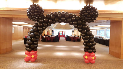 Mickey Mouse Ear Balloon Arch by BalloonClub Singapore