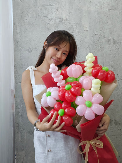 Paper Wrapped Balloon Bouquet by BalloonClub Singapore