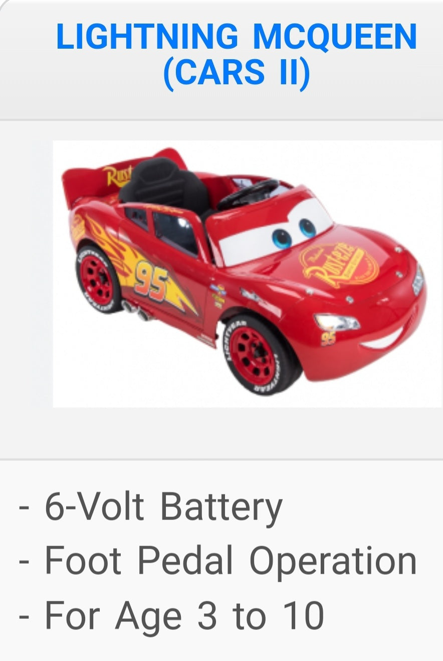 Electric Kiddy Ride Rental Power Wheel