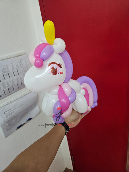 Unicorn Balloon Sculpture by BalloonClub Singapore
