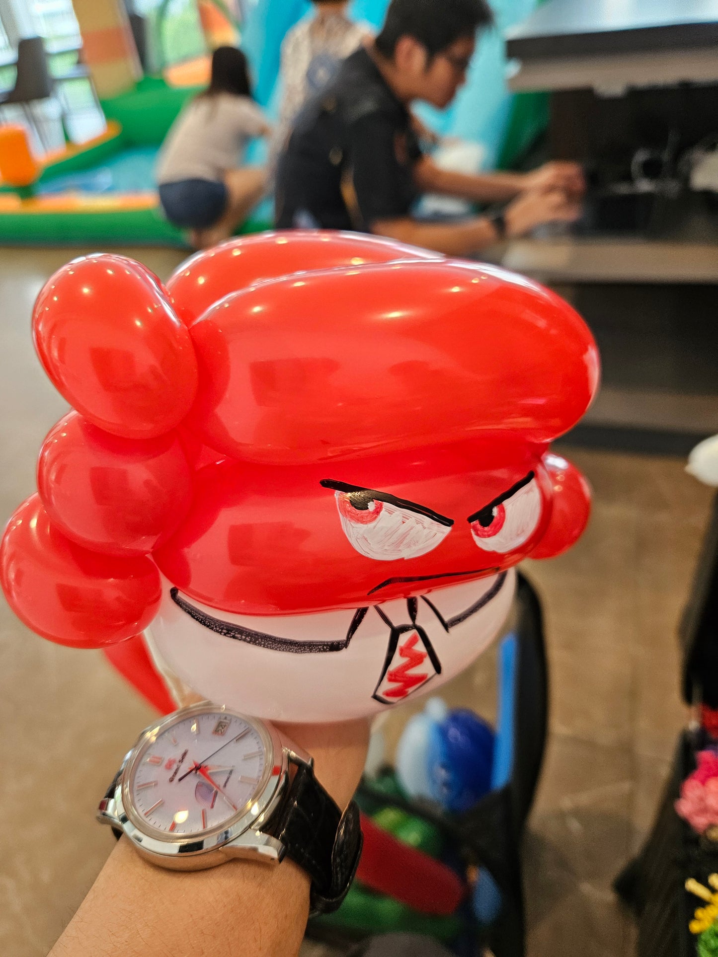 Anger, Inside Out Bracelet Balloon Sculpture