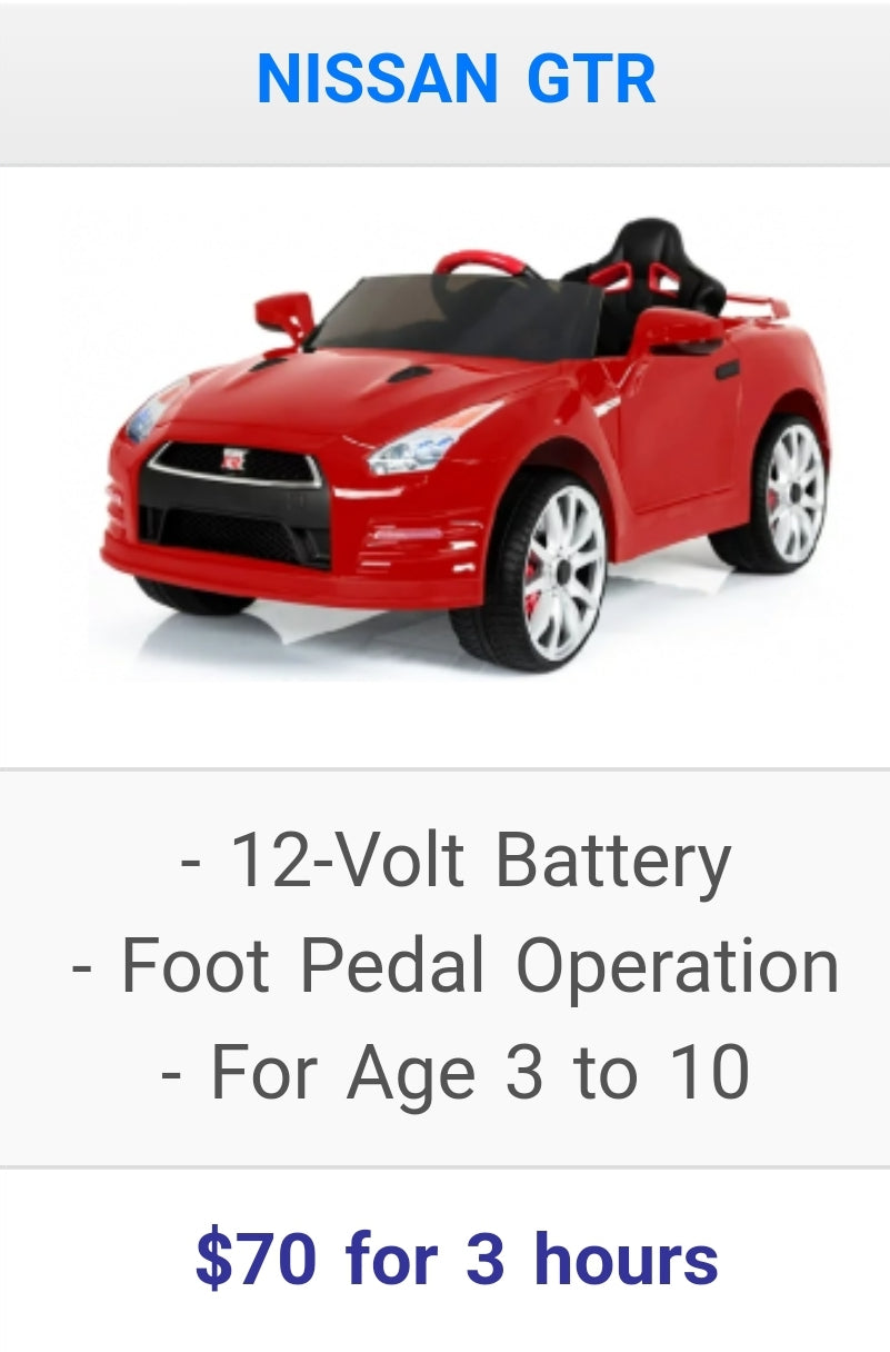 Electric Kiddy Ride Rental Power Wheel