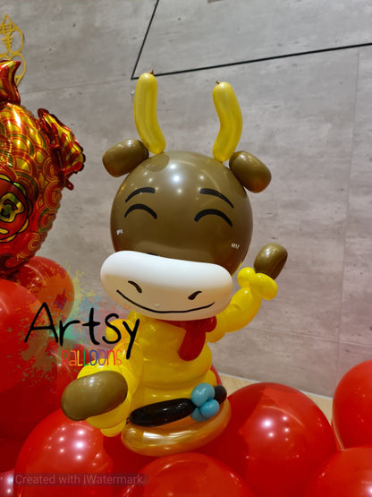 Chinese New Year Balloon Decoration (Low Backdrop) - photo 3