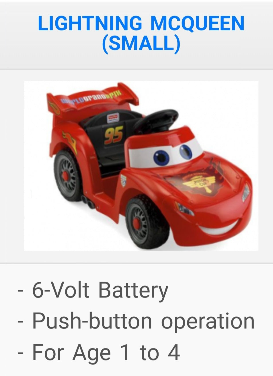 Electric Kiddy Ride Rental Power Wheel