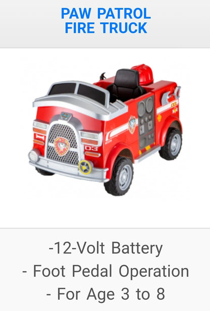 Electric Kiddy Ride Rental Power Wheel