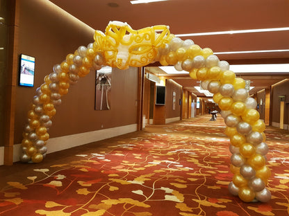 Masquerade Balloon Arch by BalloonClub Singapore
