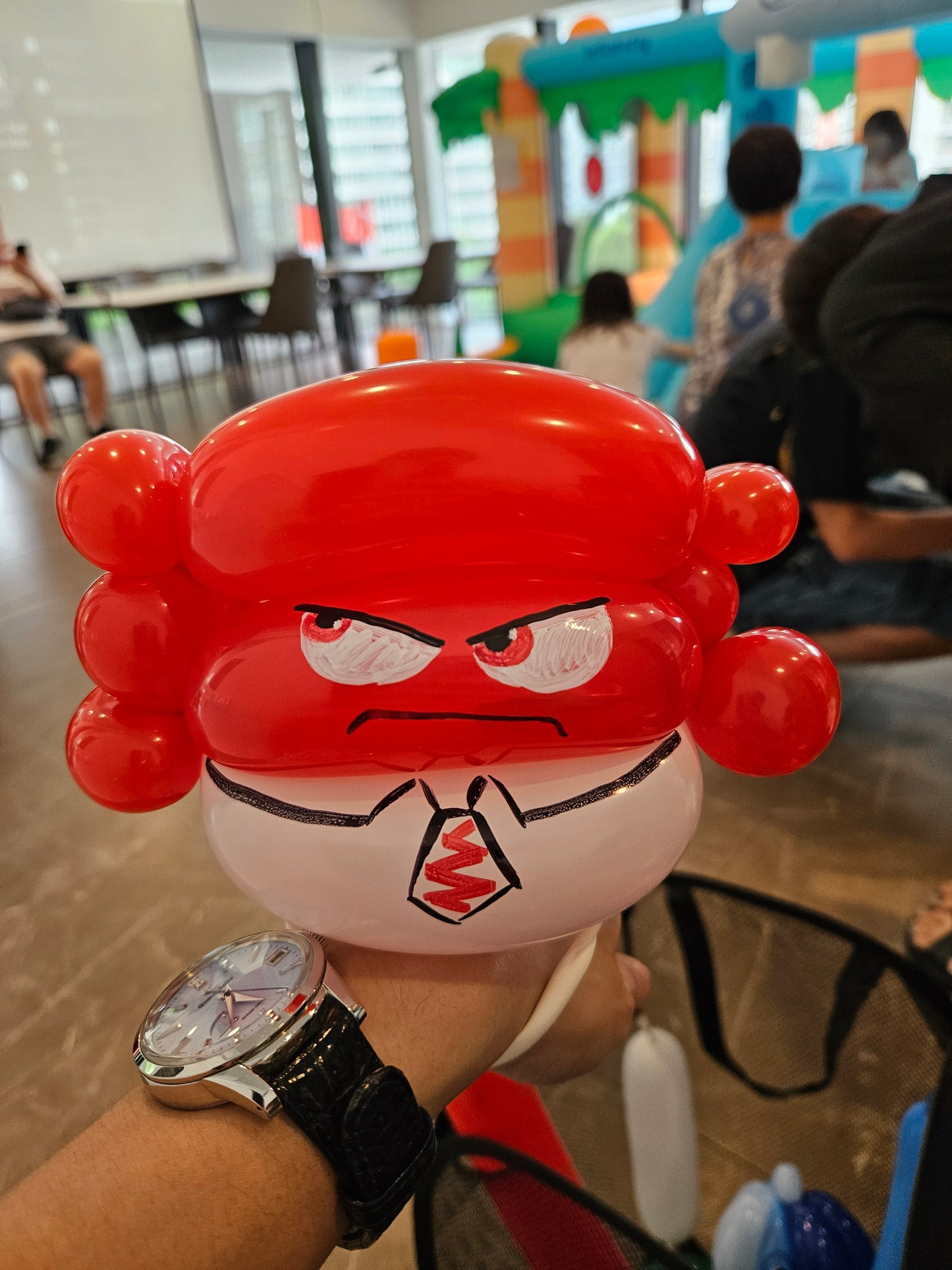 Anger, Inside Out Bracelet Balloon Sculpture