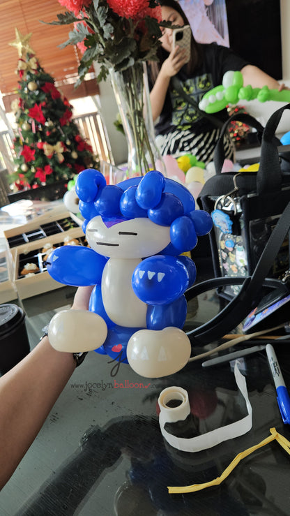 Snorlax Balloon Sculpture by BalloonClub Singapore
