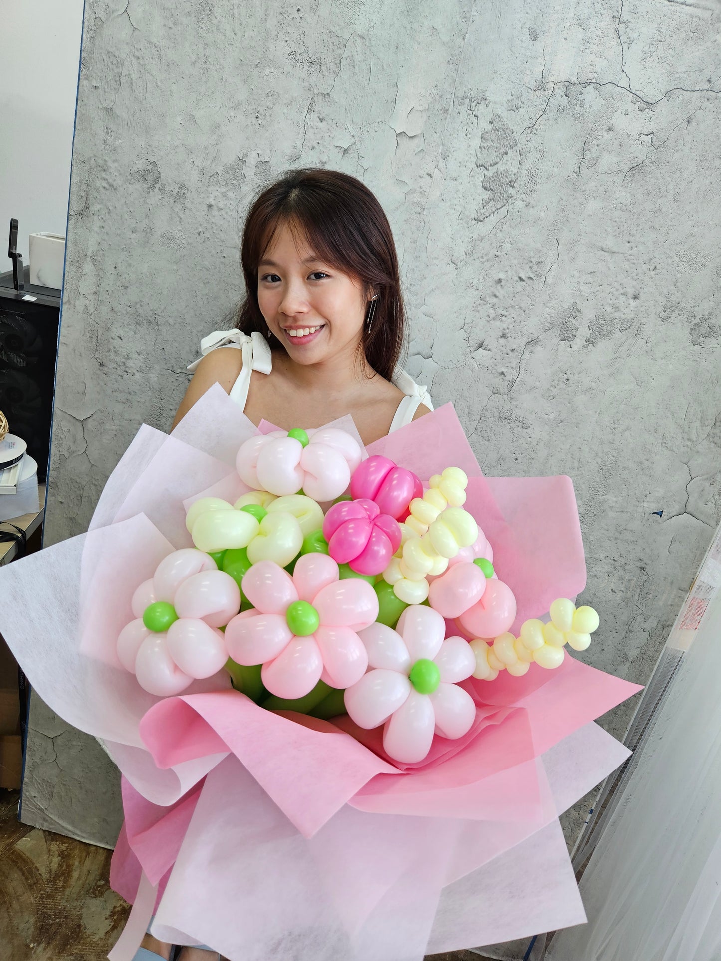 Paper Wrapped Balloon Bouquet