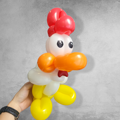 Chicken Balloon Sculpture by BalloonClub Singapore