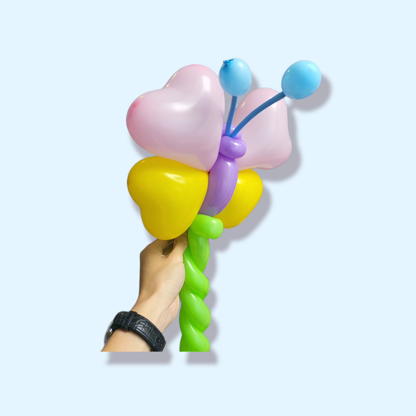 Heart Winged Butterfly Balloon Sculpture