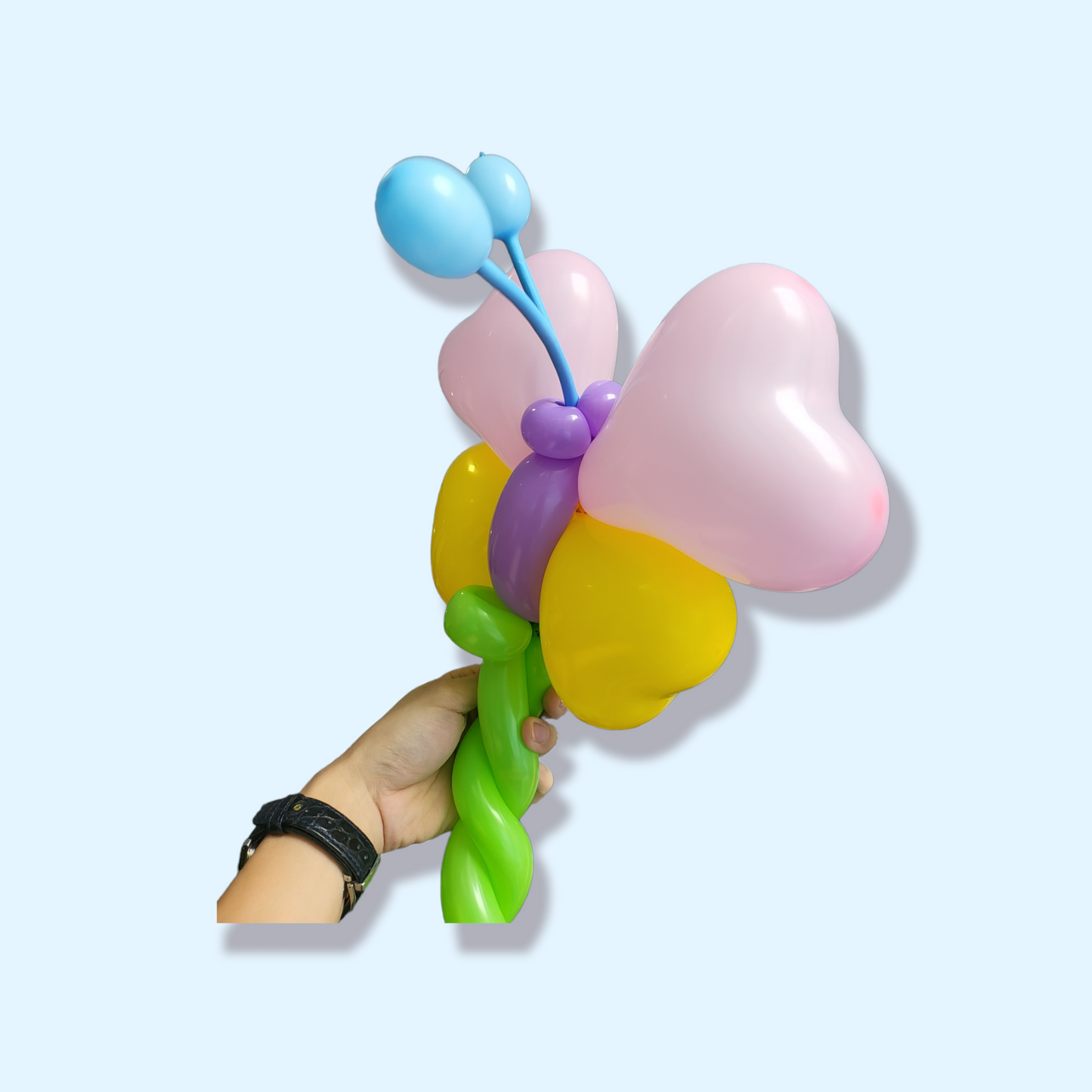 Heart Winged Butterfly Balloon Sculpture