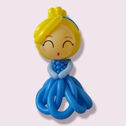 Cinderella Princess Balloon Sculpture by BalloonClub Singapore
