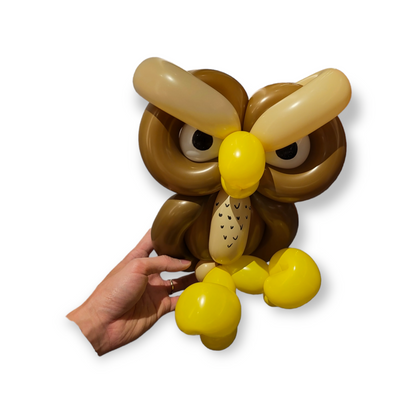 Owl Balloon Sculpture by BalloonClub Singapore