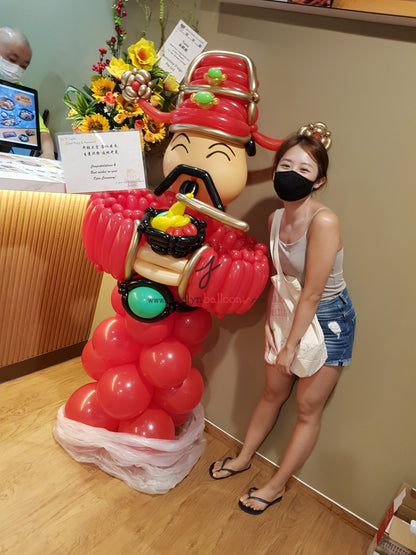 God Of Fortune For Grand Opening (CaiShenYe) by BalloonClub Singapore