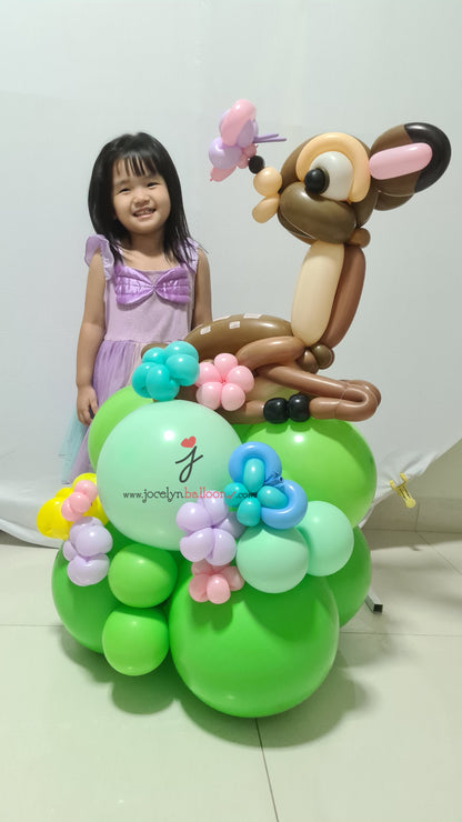 Bambi & Rabbit Balloon Sculpture Marquee - photo 2